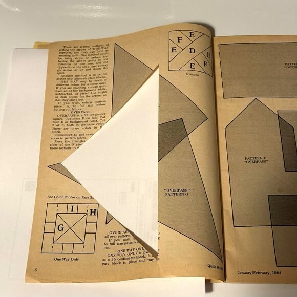 Vtg Quilt World Magazine February 1984 Fritzie Dawn Dusk Mariner's Compass *READ - Picture 2 of 8